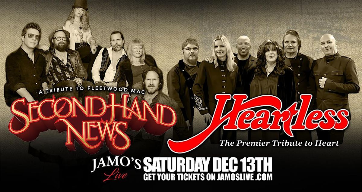 Second Hand News Fleetwood Mac Trib w\/ Heartless Heart Trib at Jamo's Live