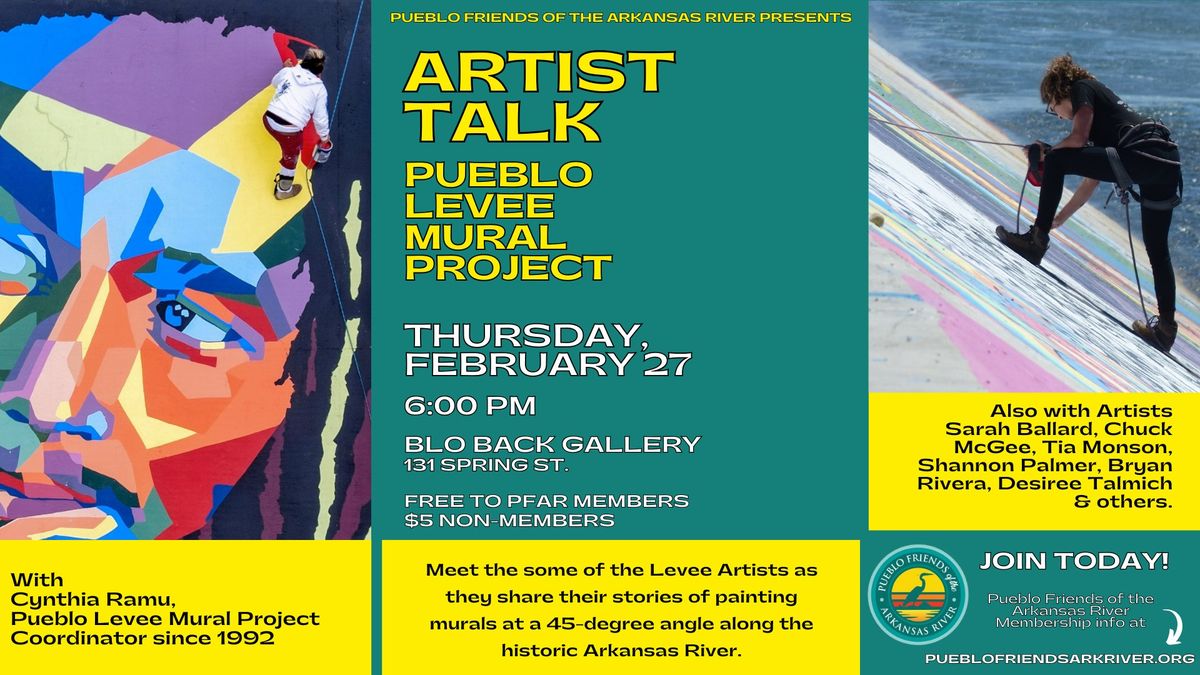 Artist Talk - Pueblo Levee Mural Project