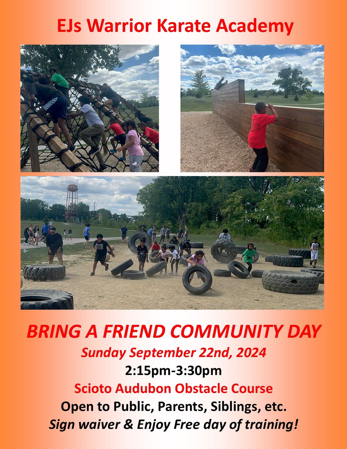 Bring A Friend Community Day September Session