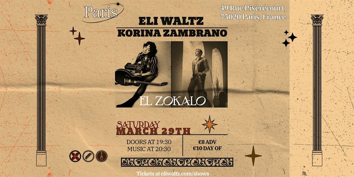 A Night of American Folk: Eli Waltz & Korina Zambrano