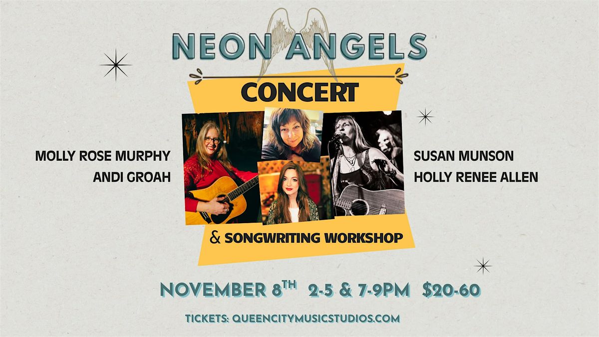 QCMS Presents: Neon Angels HOUSE CONCERT at Queen City Music Studios