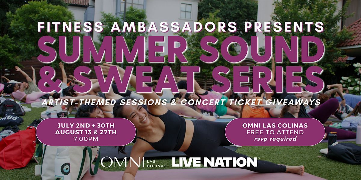 Summer Sound & Sweat: A Concert-Inspired Wellness Series