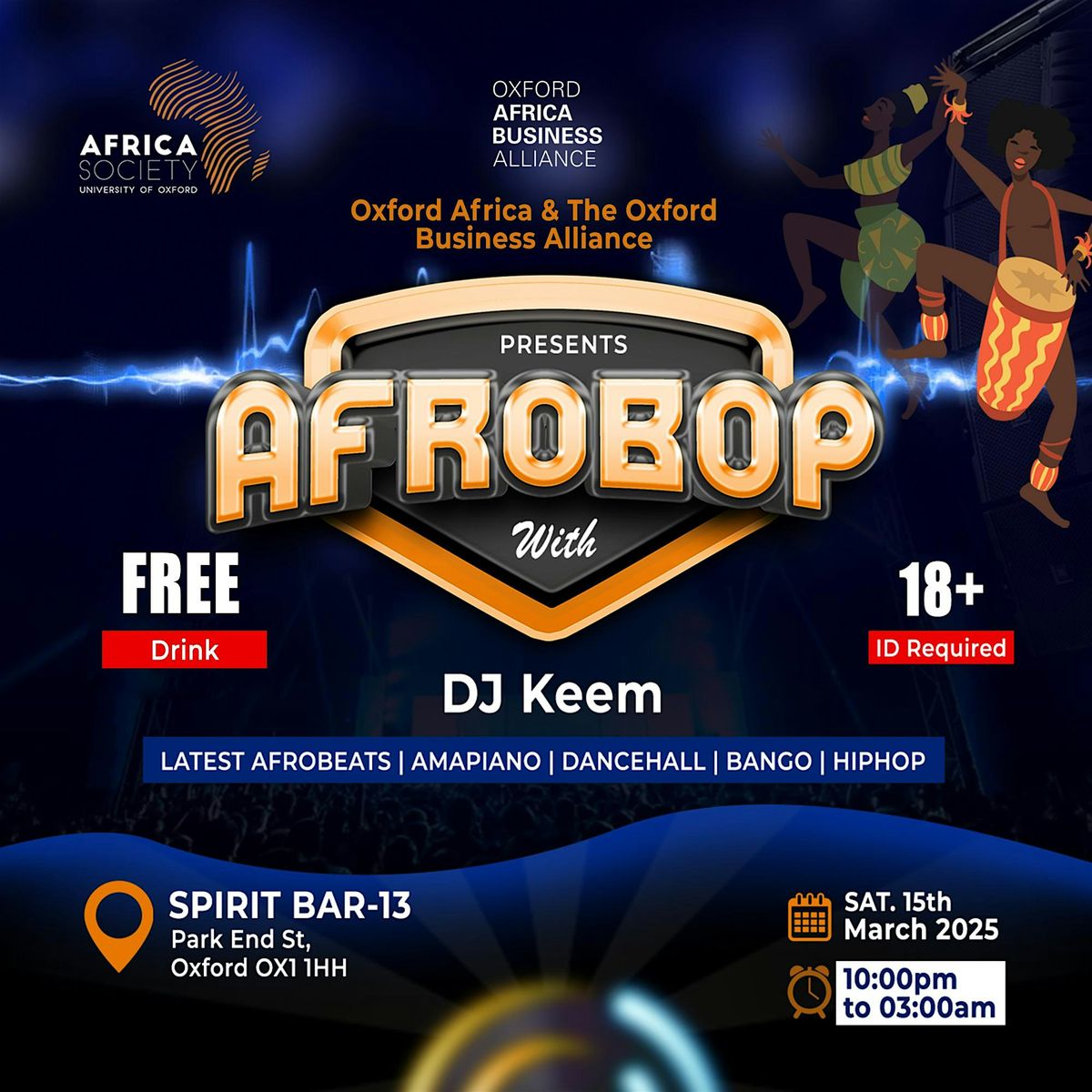 AfriSoc & The Oxford Business Alliance AfroBop