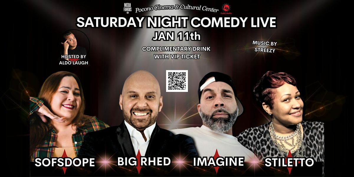 Comedy Live With - Aldo Laugh, Imagine, Stiletto, Big Rhed & SofsDope