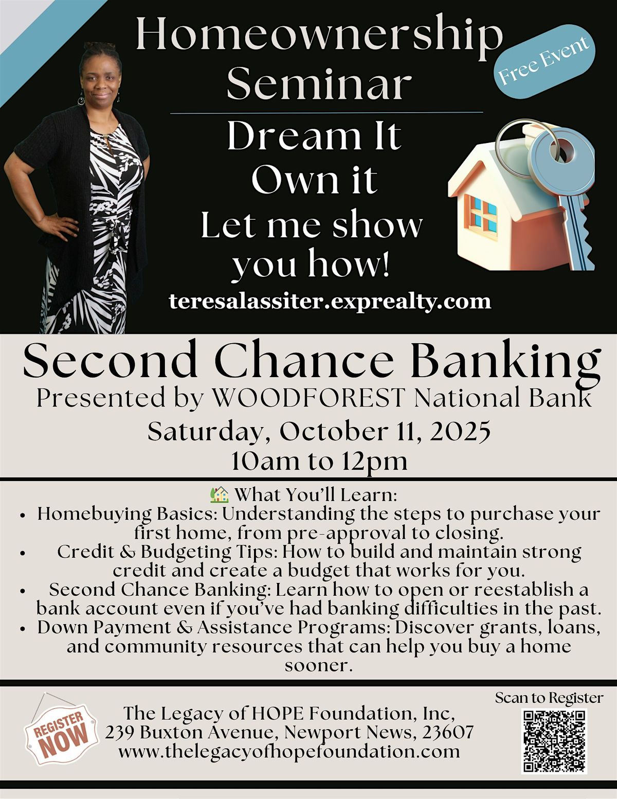 Home Buying and Second Chance Banking Seminar