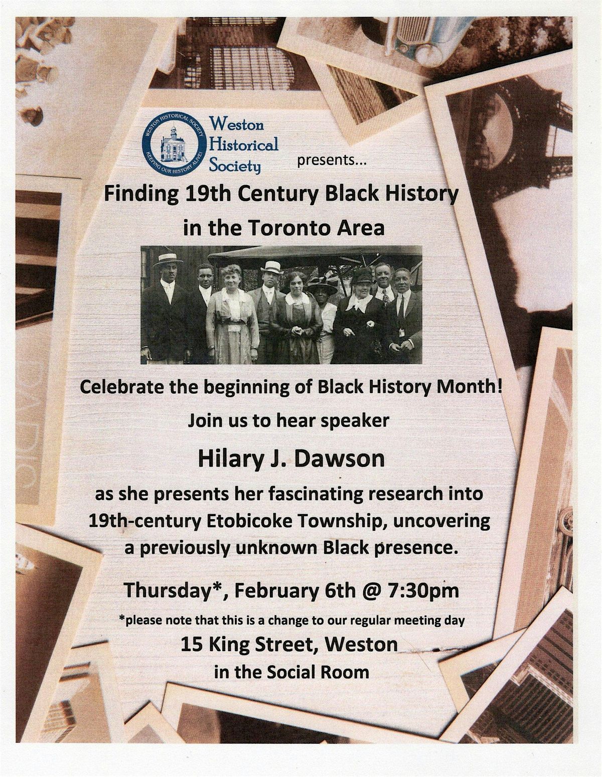 \u201cFINDING 19th CENTURY BLACK HISTORY IN TORONTO AREA\u201d