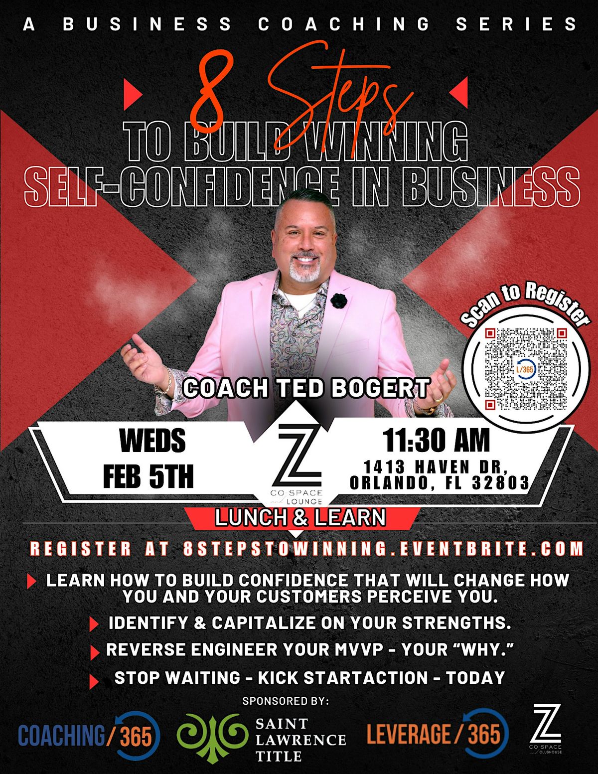 Coaching Series - "8 Steps to Build Winning Self-Confidence in Business"