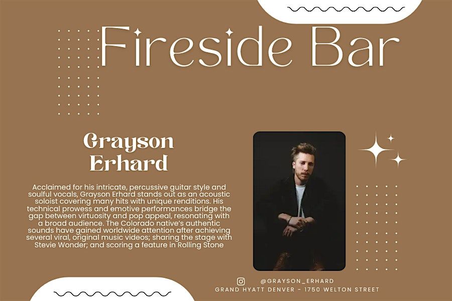 Live Music at Fireside | The Bar - featuring Grayson Erhard