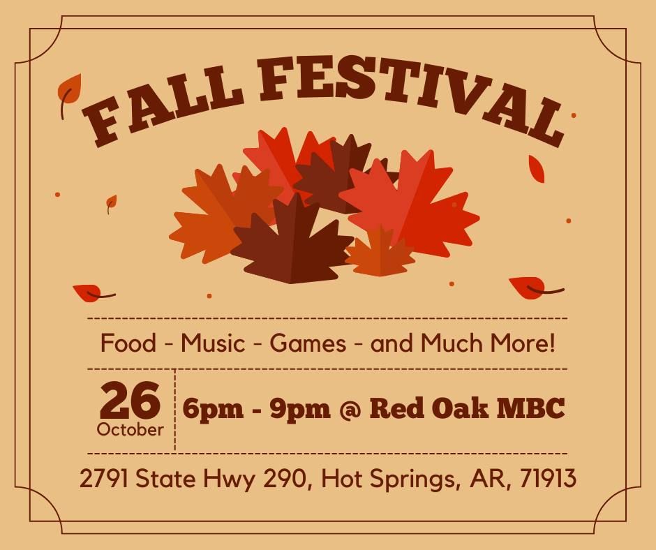 Fall Festival at Red Oak