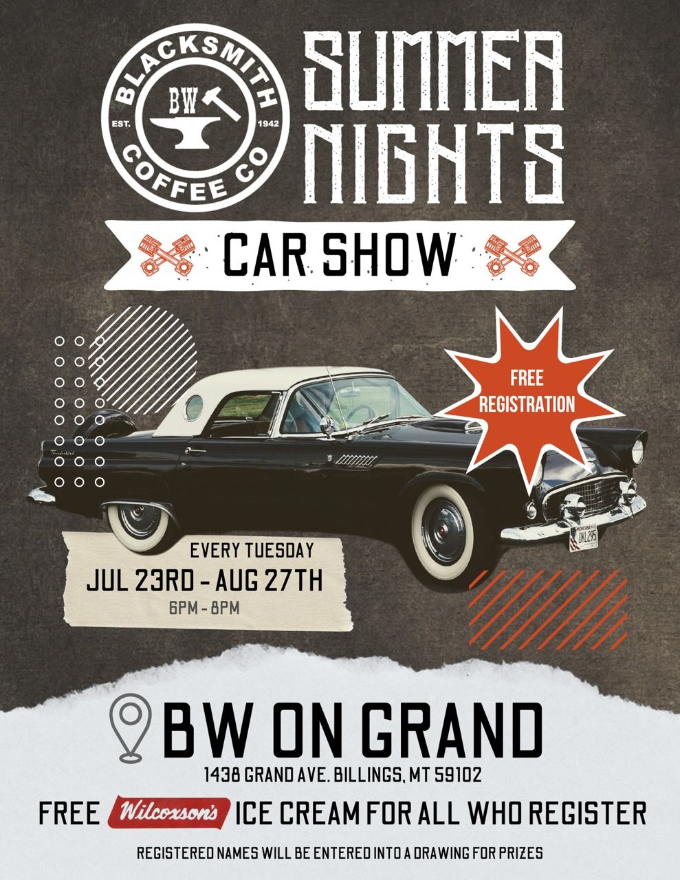 BW Blacksmiths summer nights car show