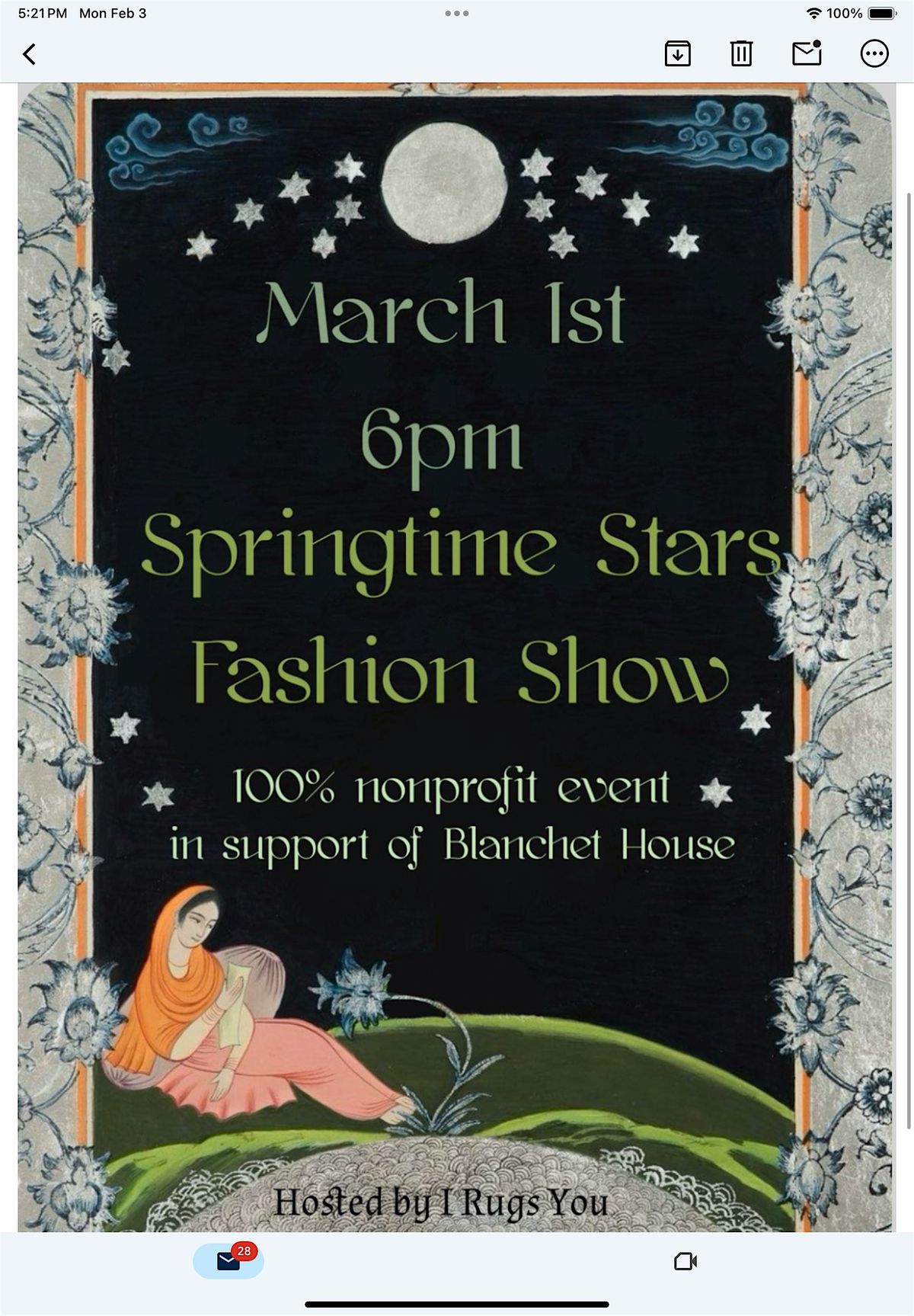 Springtime stars fashion show