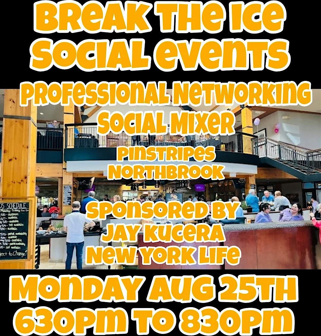 Professional Business Networking Social Mixer Northbrook Pinstripes