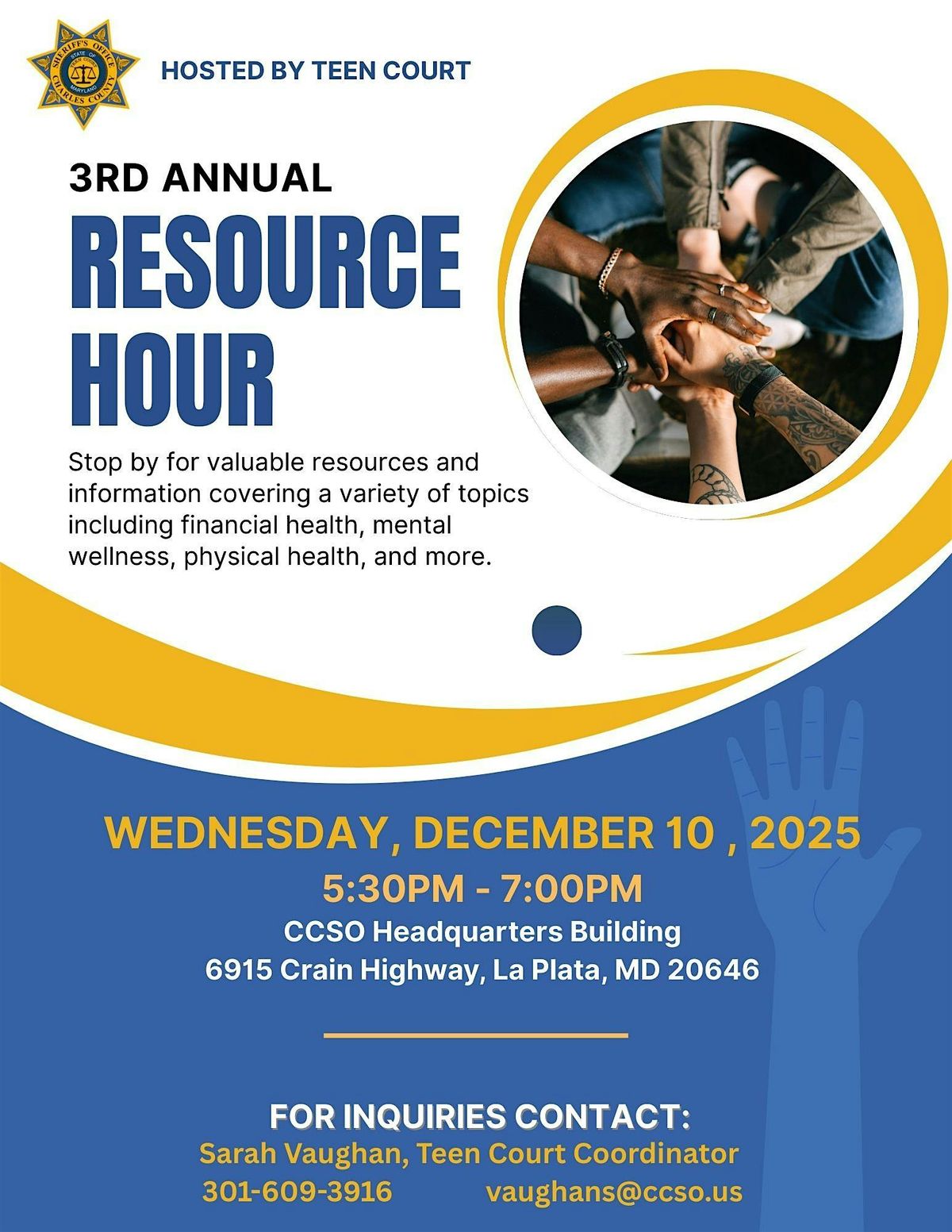 3rd Annual Resource Hour