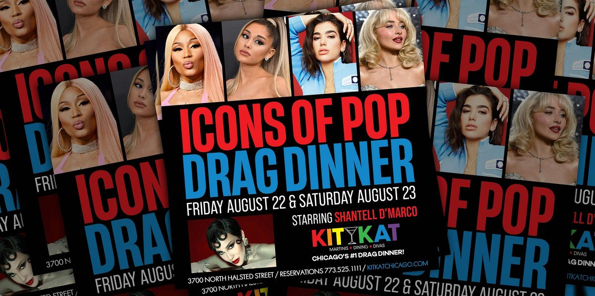 The Icons Of Pop Drag Dinner