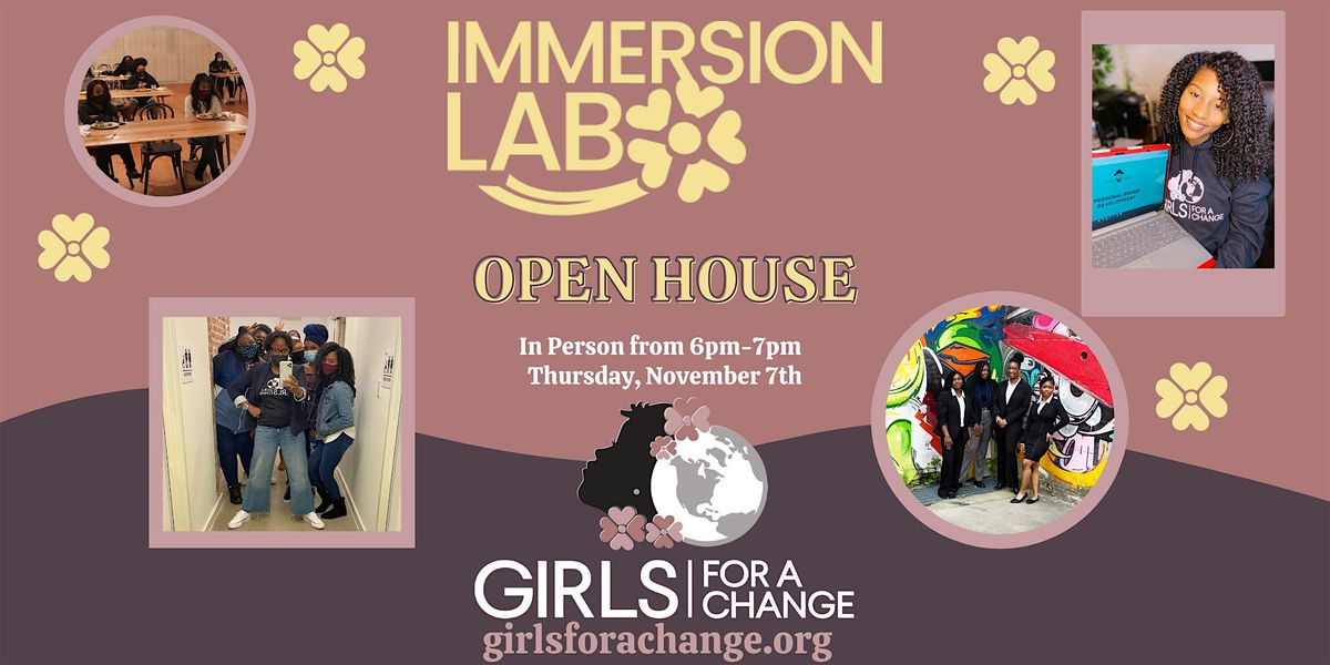 Immersion Lab Open House at Girls For a Change