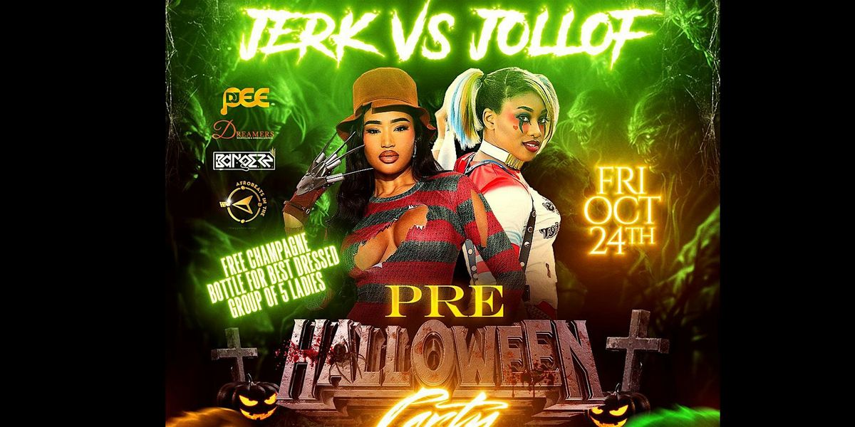 JERK VS JOLLOF \ufe0f P\u0307r\u0307e\u0307 H\u0307a\u0307l\u0307l\u0307o\u0307w\u0307e\u0307e\u0307n\u0307 P\u0307a\u0307r\u0307t\u0307y\u0307