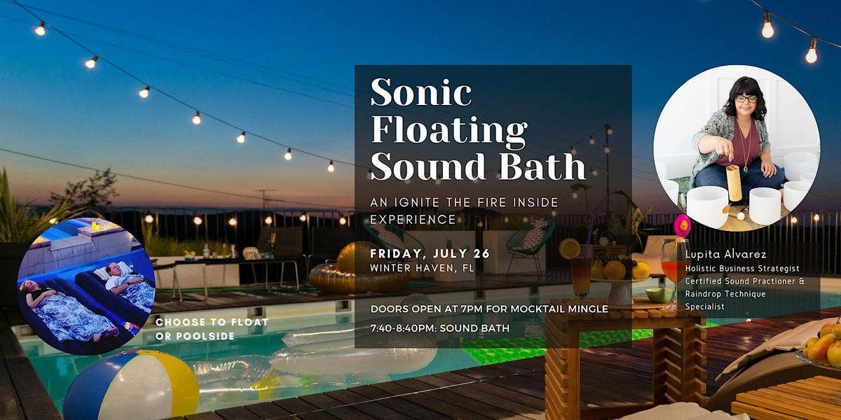 July's Sonic Floating Sound Bath