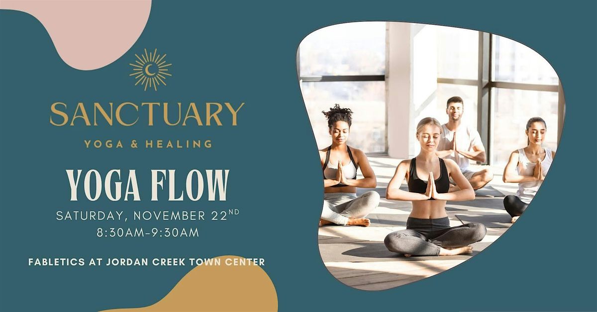 Yoga Flow @ Fabletics with Sanctuary Yoga & Healing
