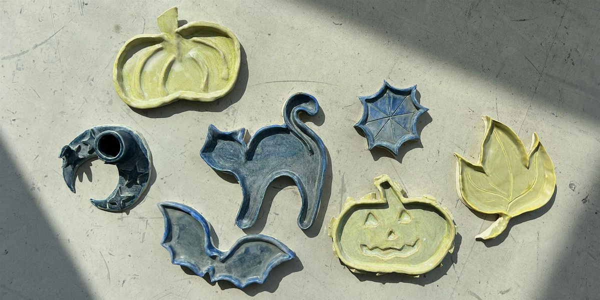 Spooky Trinket Dishes Pottery Workshop - Intro to Ceramics Class