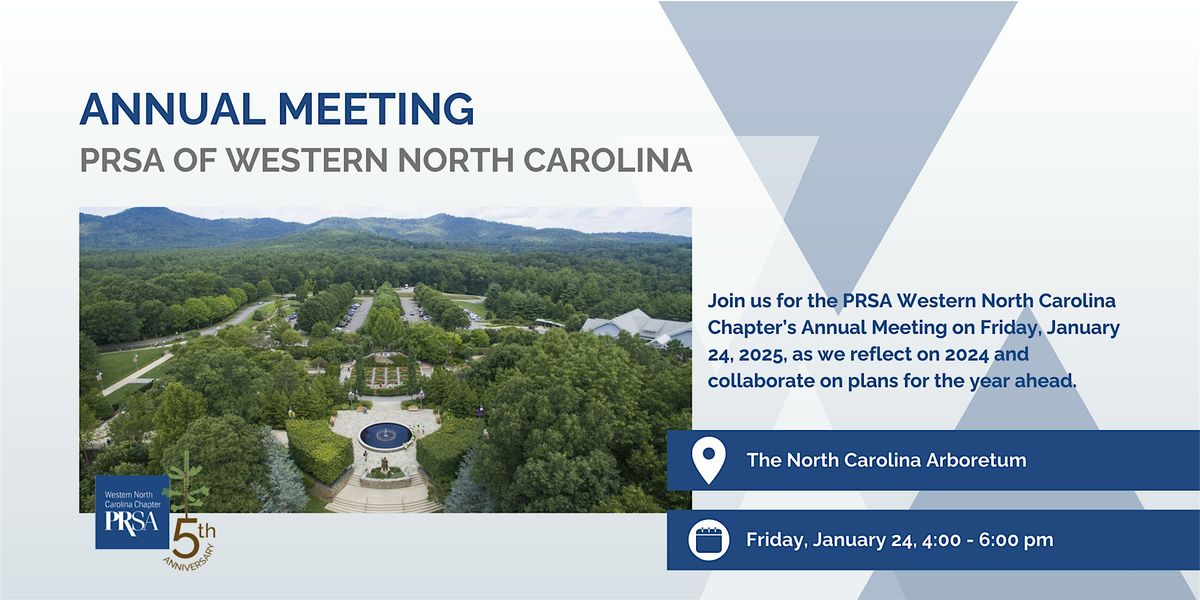 PRSA of Western North Carolina Annual Meeting