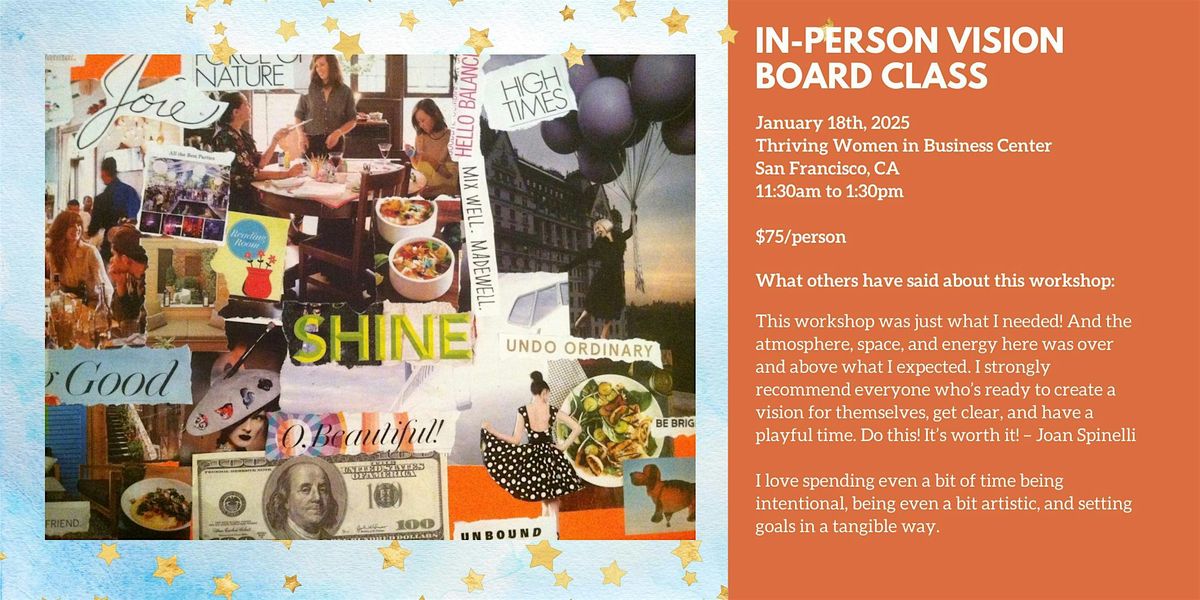 In-Person Vision Board Workshop