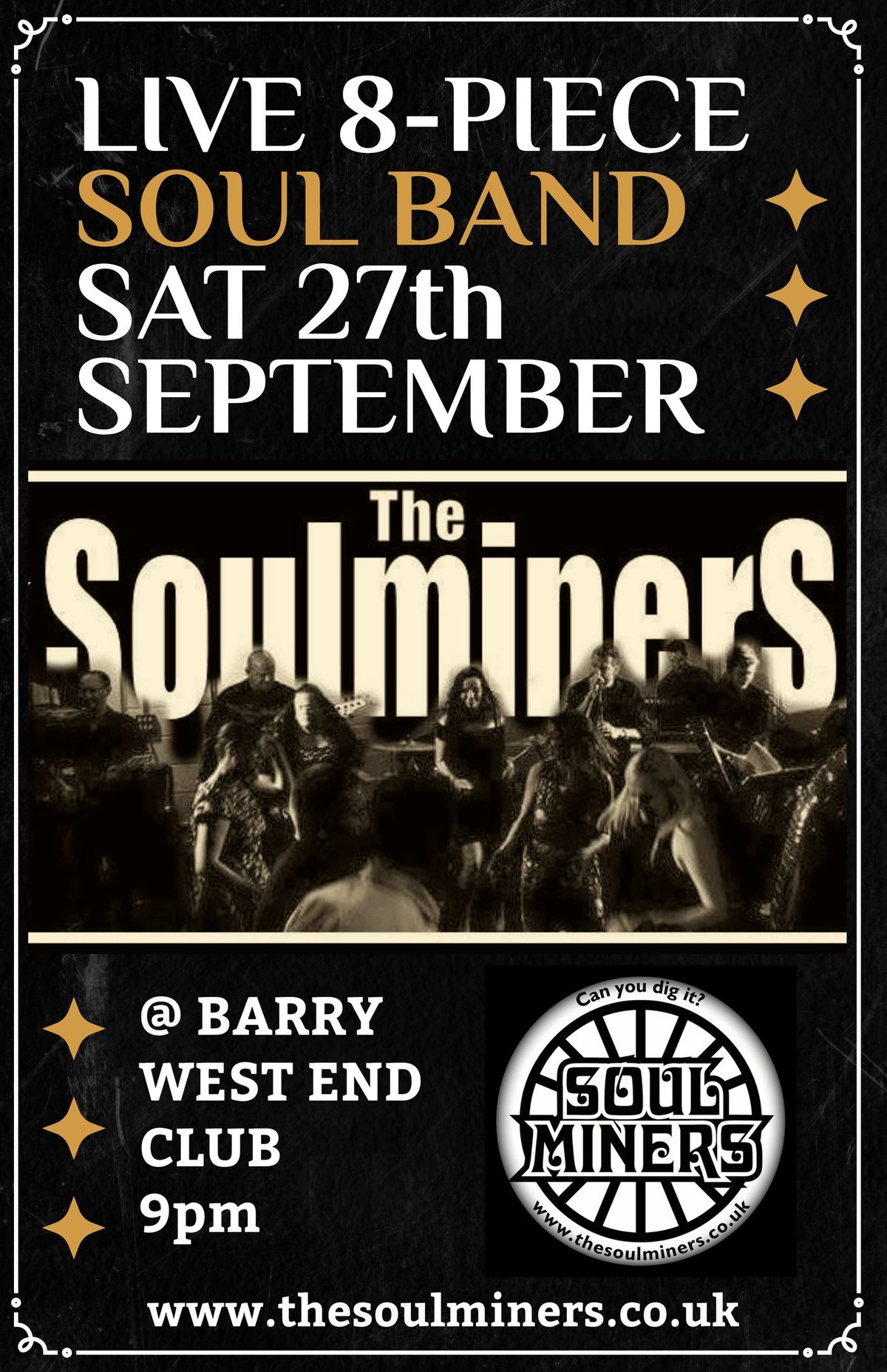 The Soul Miners - Live @ Barry West End Club, Barry