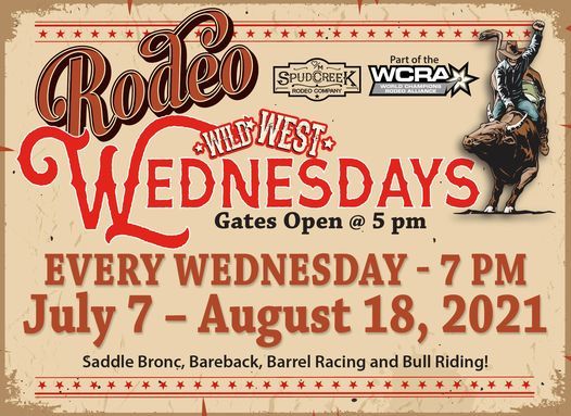 Wild West Wednesdays Rodeo-July 21-Healthcare Workers Appreciation ...