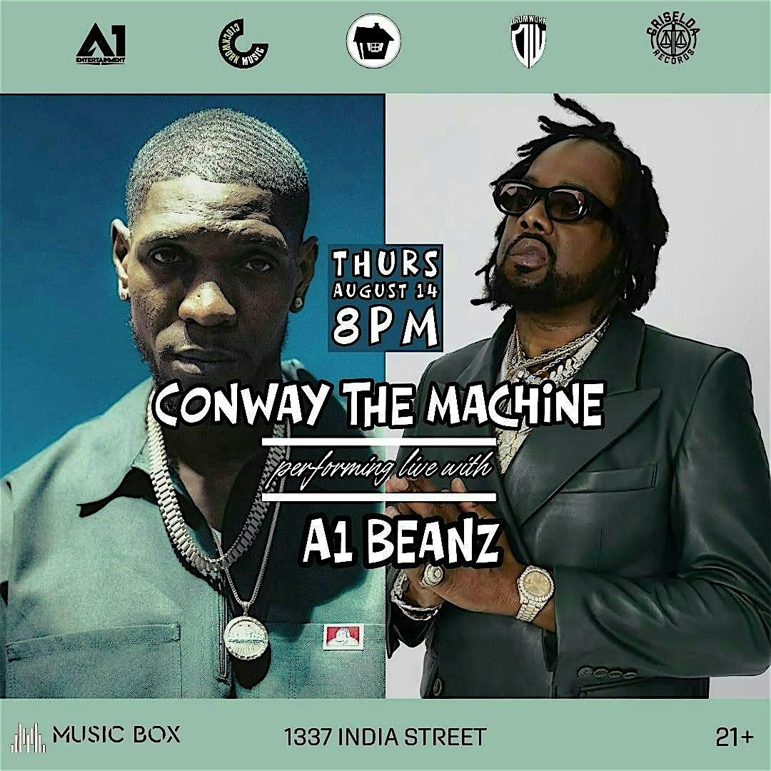 Conway the Machine & A1 Beanz performing live in San Diego