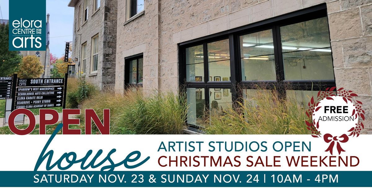 Open House! Christmas Sale Weekend - Artist Studios Open!