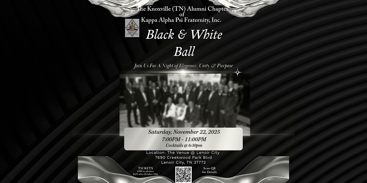 Knoxville (TN) Alumni Chapter 2025 Black and White Ball