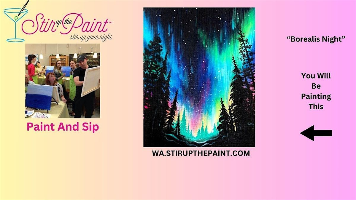 Seattle Paint and Sip, Paint Party, Paint Night  With Stir Up The Paint