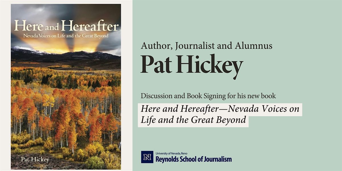 A Conversation & Book Signing with Author Pat Hickey