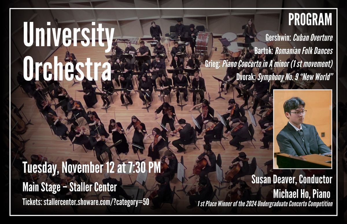 University Orchestra Concert at Staller Center - Stony Brook University