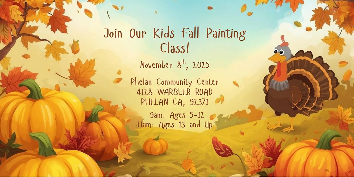 Kids Fall Painting Class