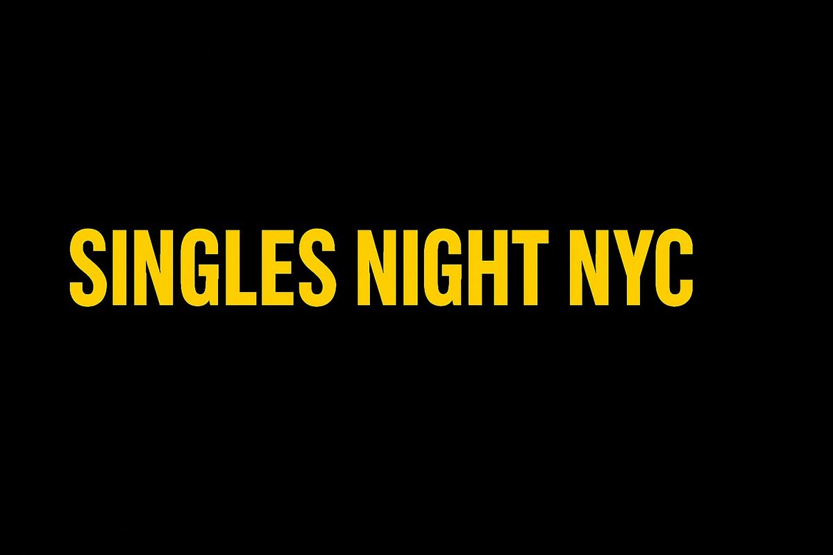 Singles Night @ Armada( 20s and 30s)