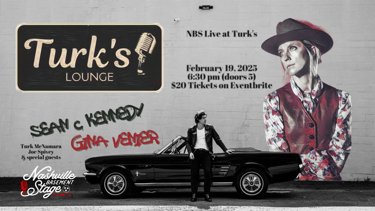 NBS Live at Turk's, featuring Sean C Kennedy and Gina Venier