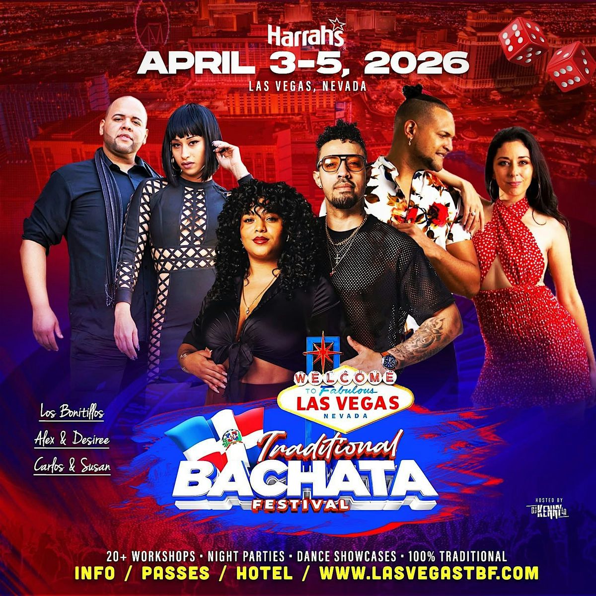 Las Vegas Traditional Bachata Festival- April 3-5, 2026