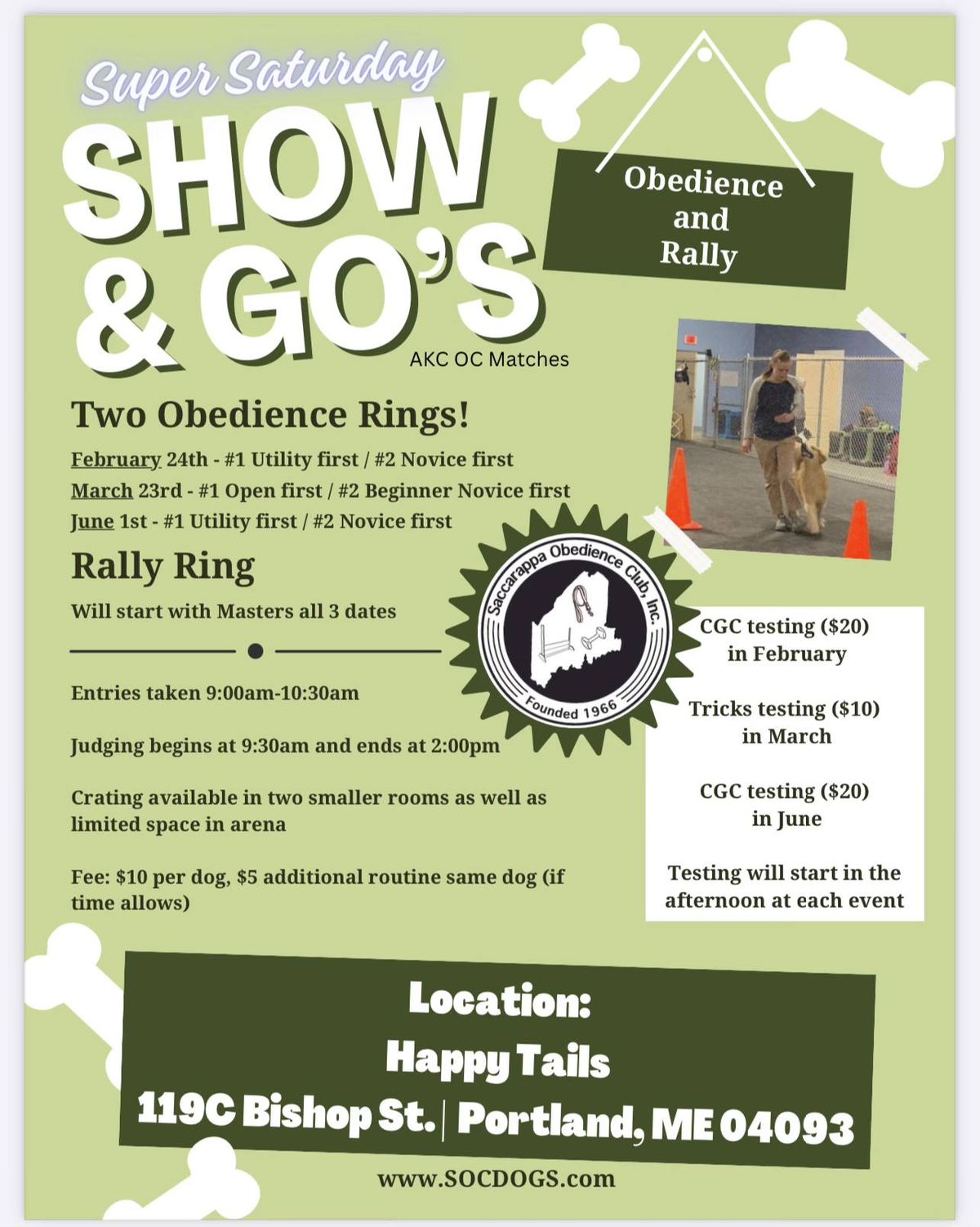 Rally and Obedience Show n Go