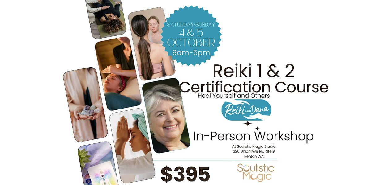 2 Day Workshop Reiki Level 1 & 2 Certification