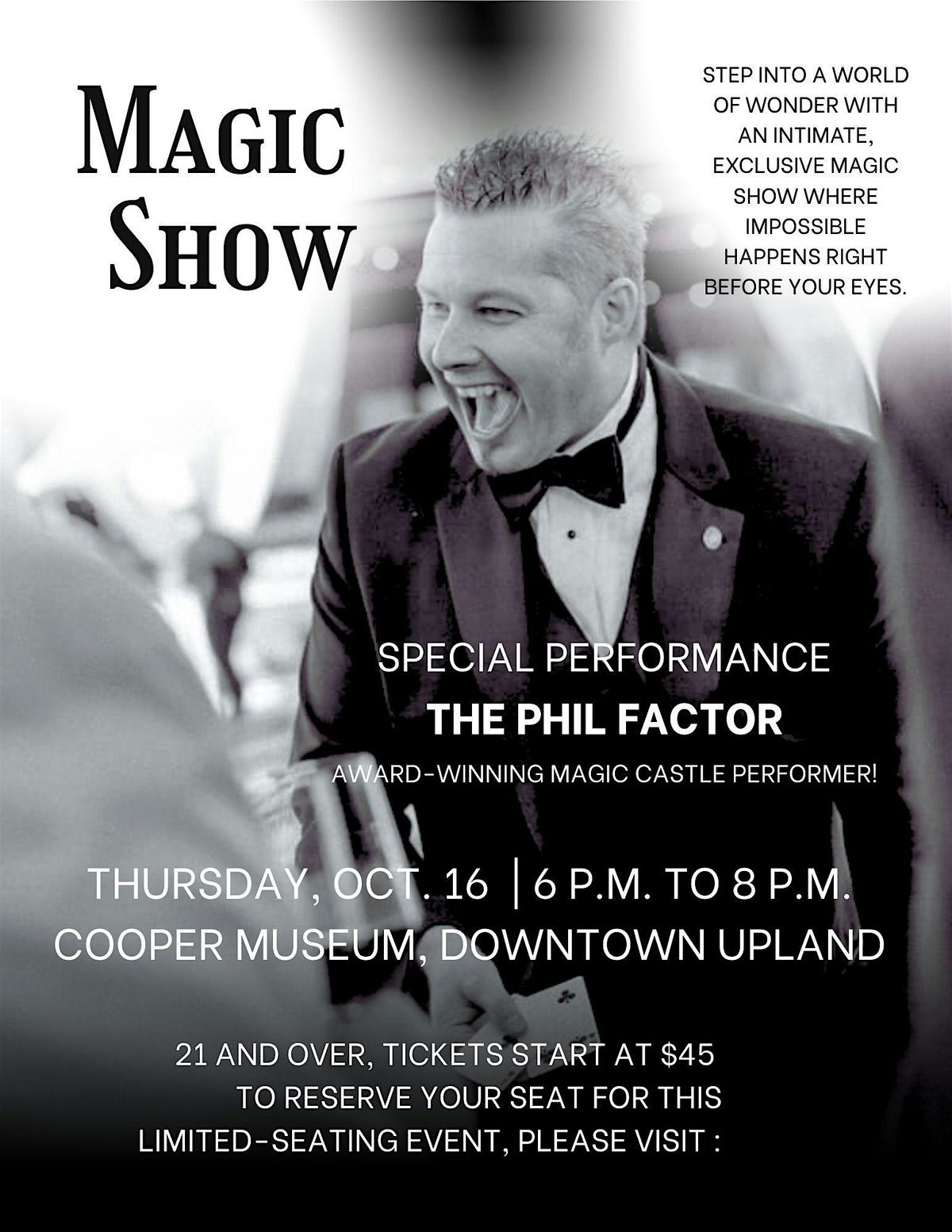 Magic Show- The Phil Factor at The Cooper Museum