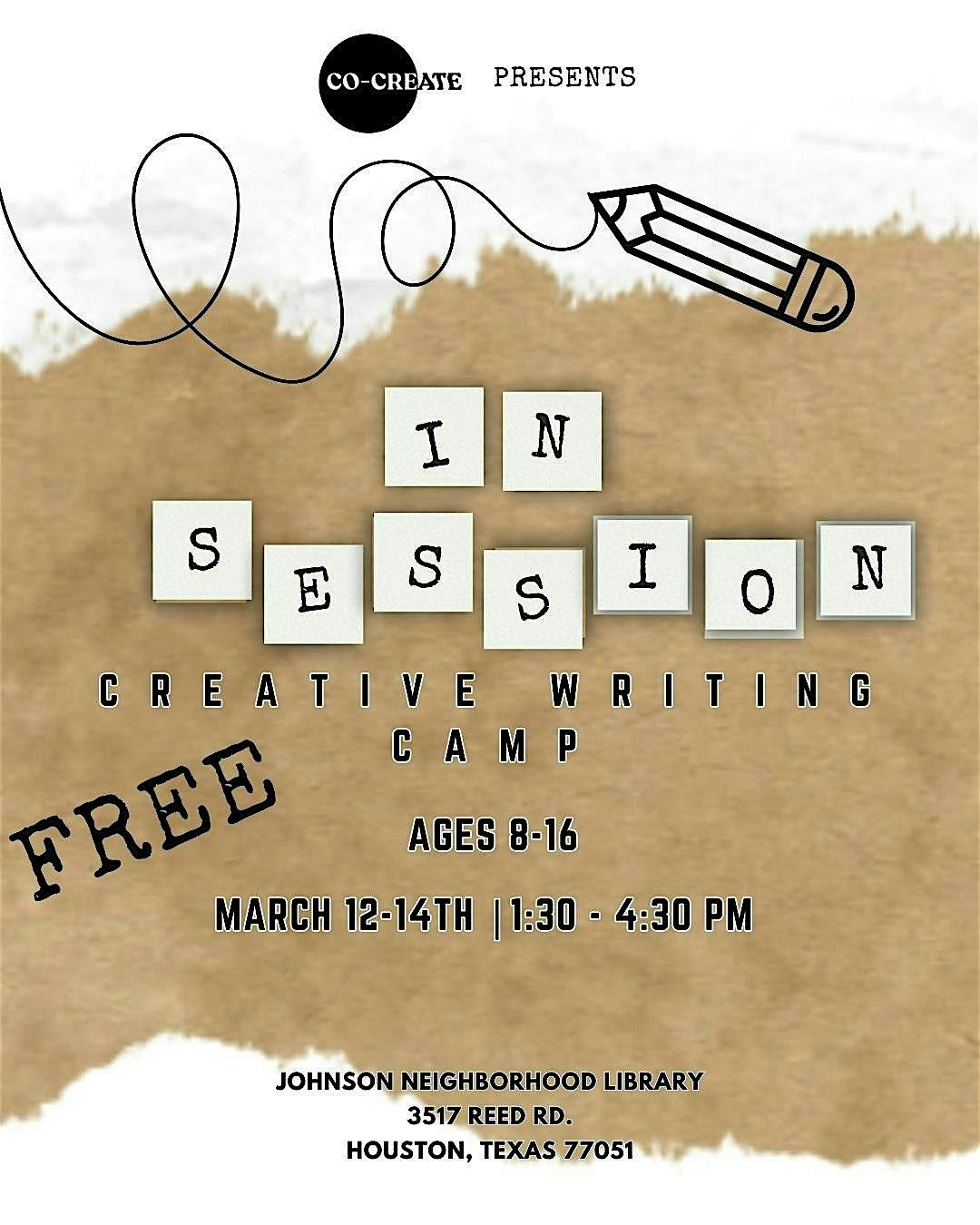 In-Session Creative Writing Camp