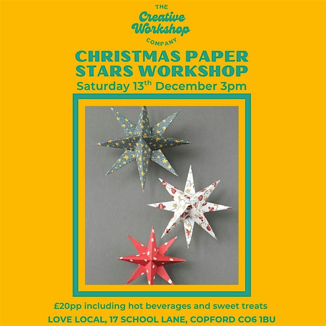Christmas Paper Stars Workshop