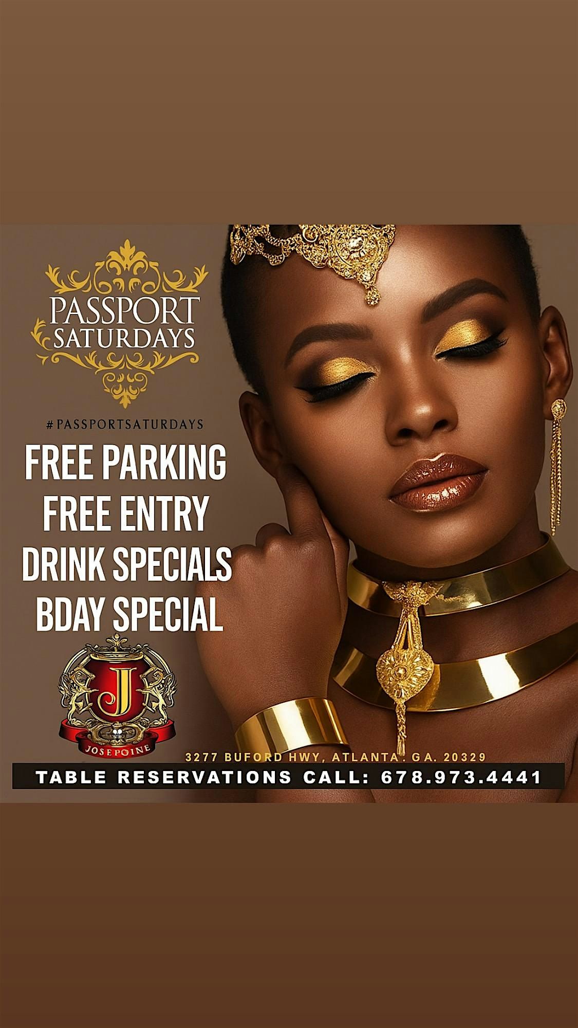 PASSPORT SATURDAYS @ JOSEPHINE LOUNGE