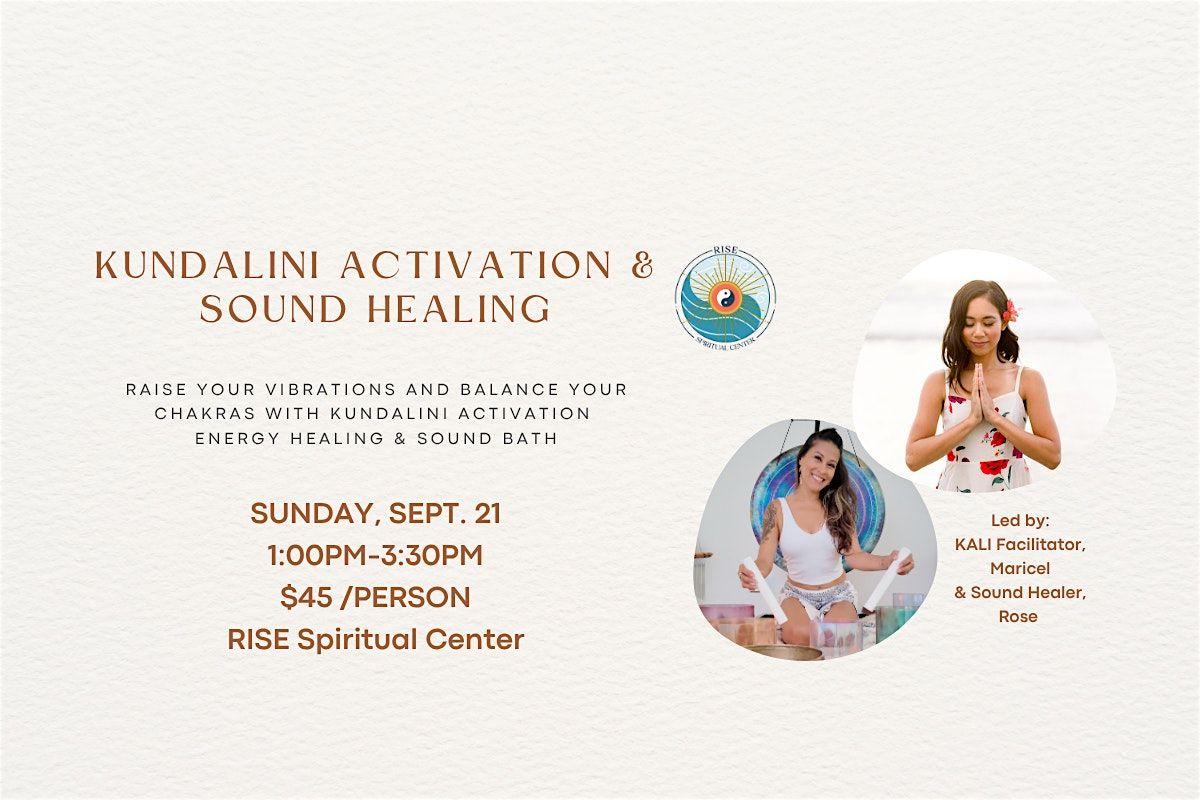 Kundalini Activation and Sound Healing- Yoga, Meditation, Sound bath
