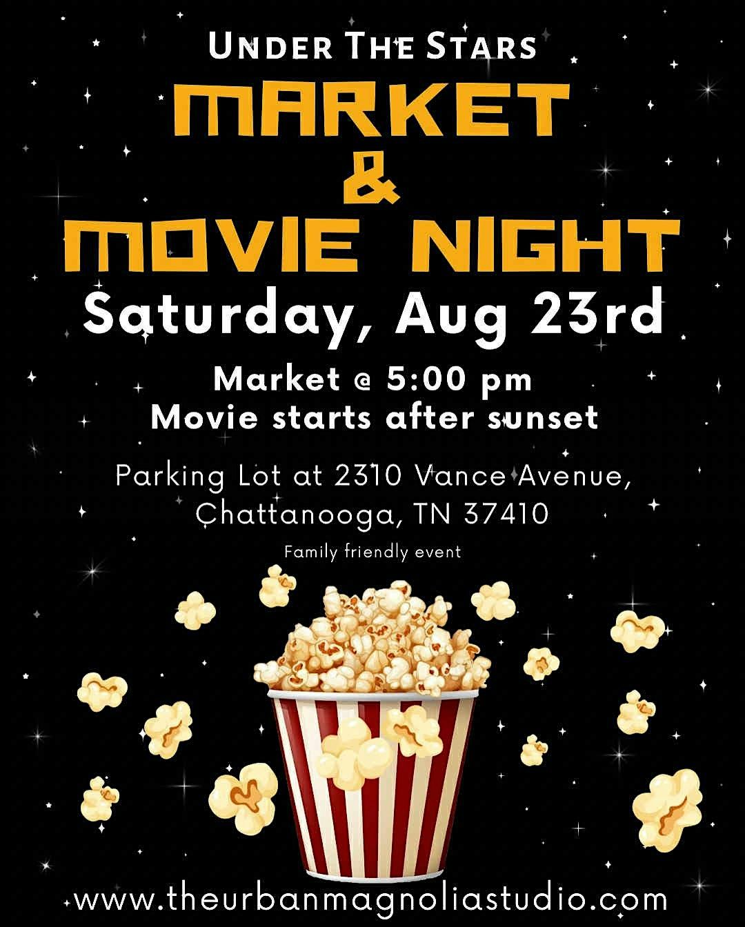Under The Stars Market & Movie Night