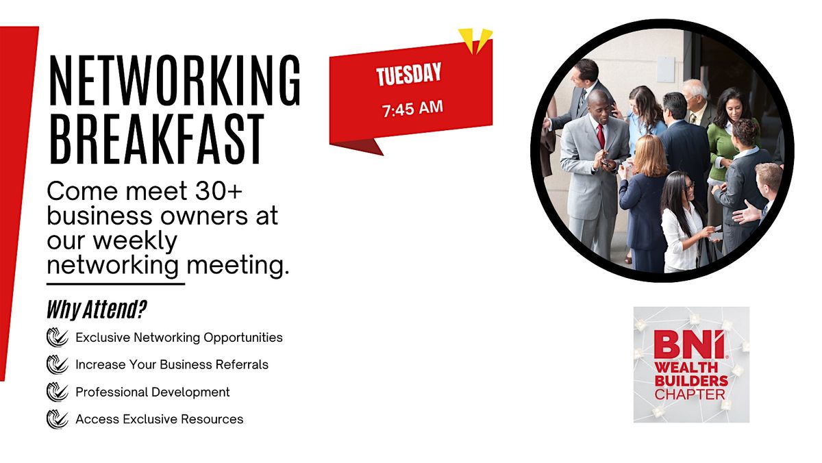 Free Networking Breakfast in Weston