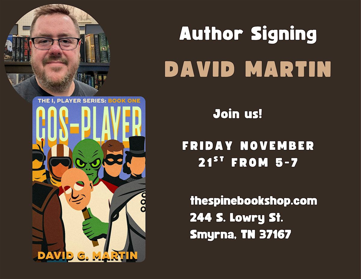 Book Signing with Author David Martin