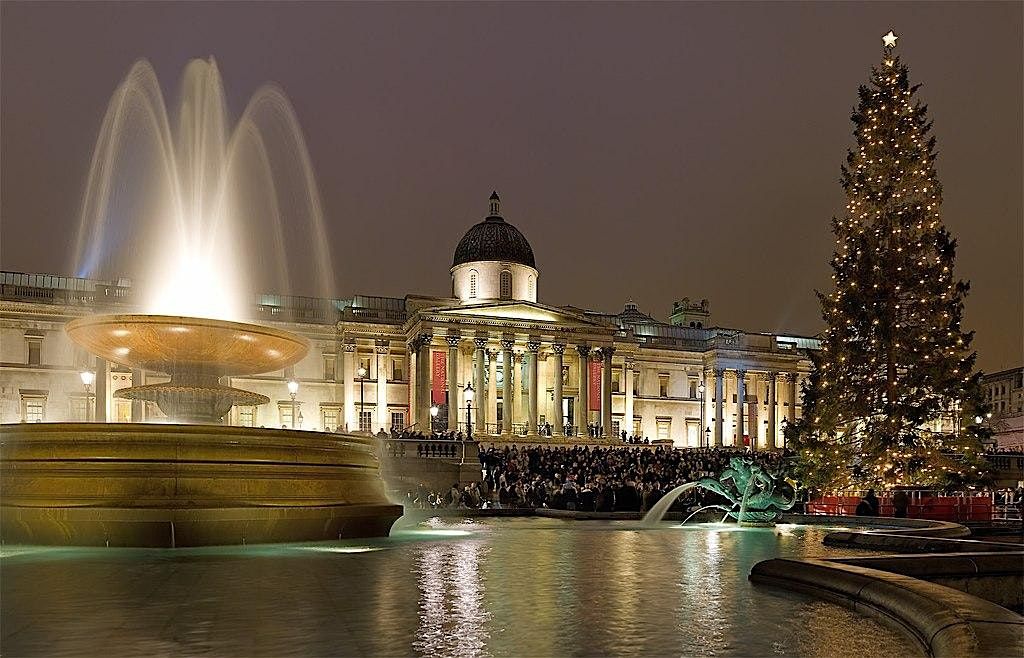 Carol Singing in Trafalgar Square