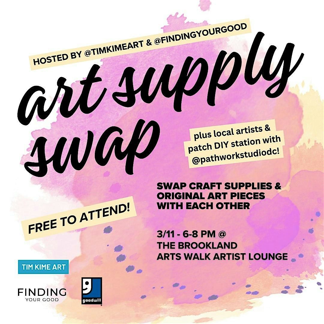 Art Supply Swap & Patch Workshop