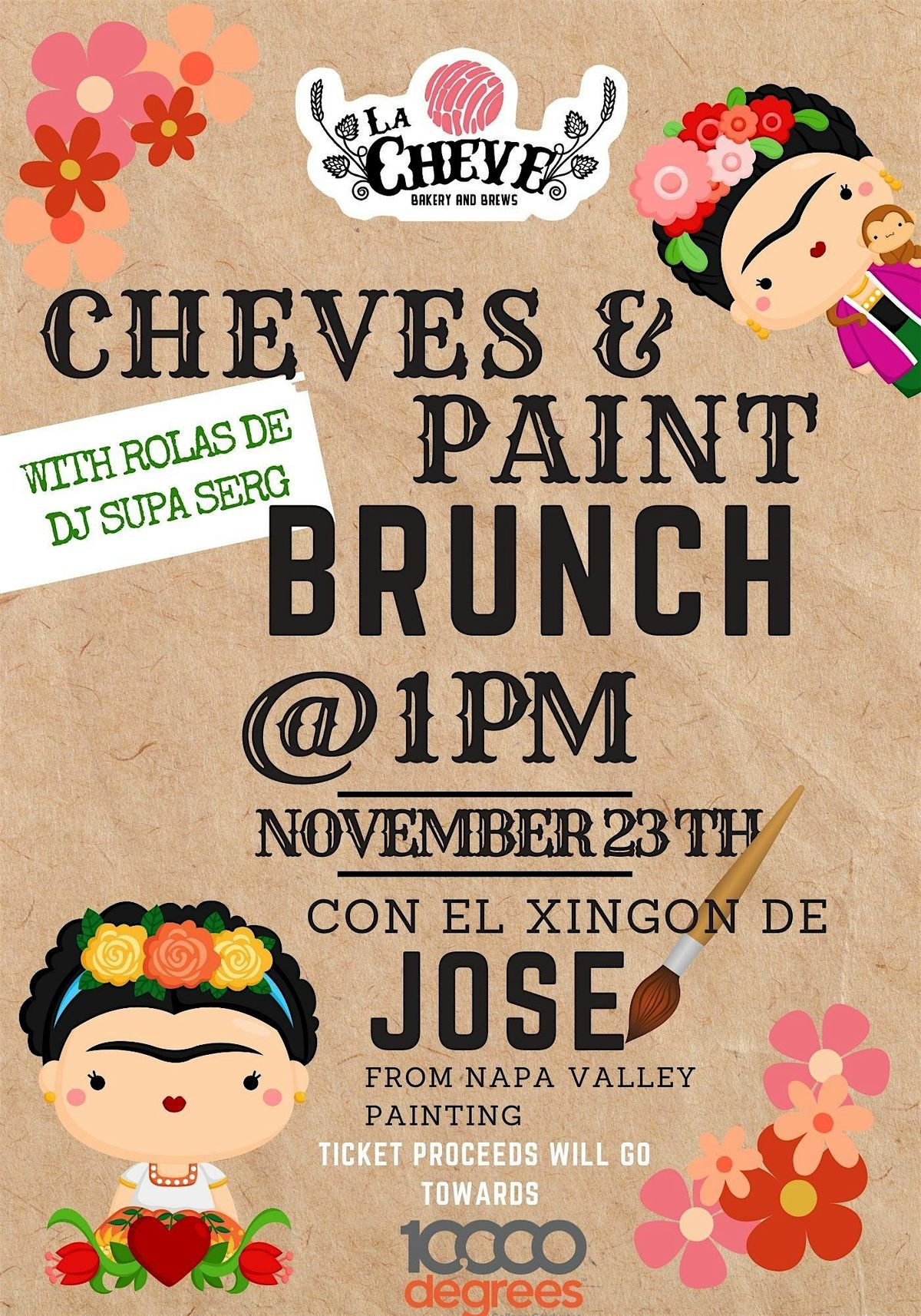 Cheves & Paint Brunch: Donation para la comunidad